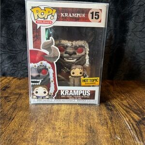 Funko Krampus Holiday Figure with Red and White Accents